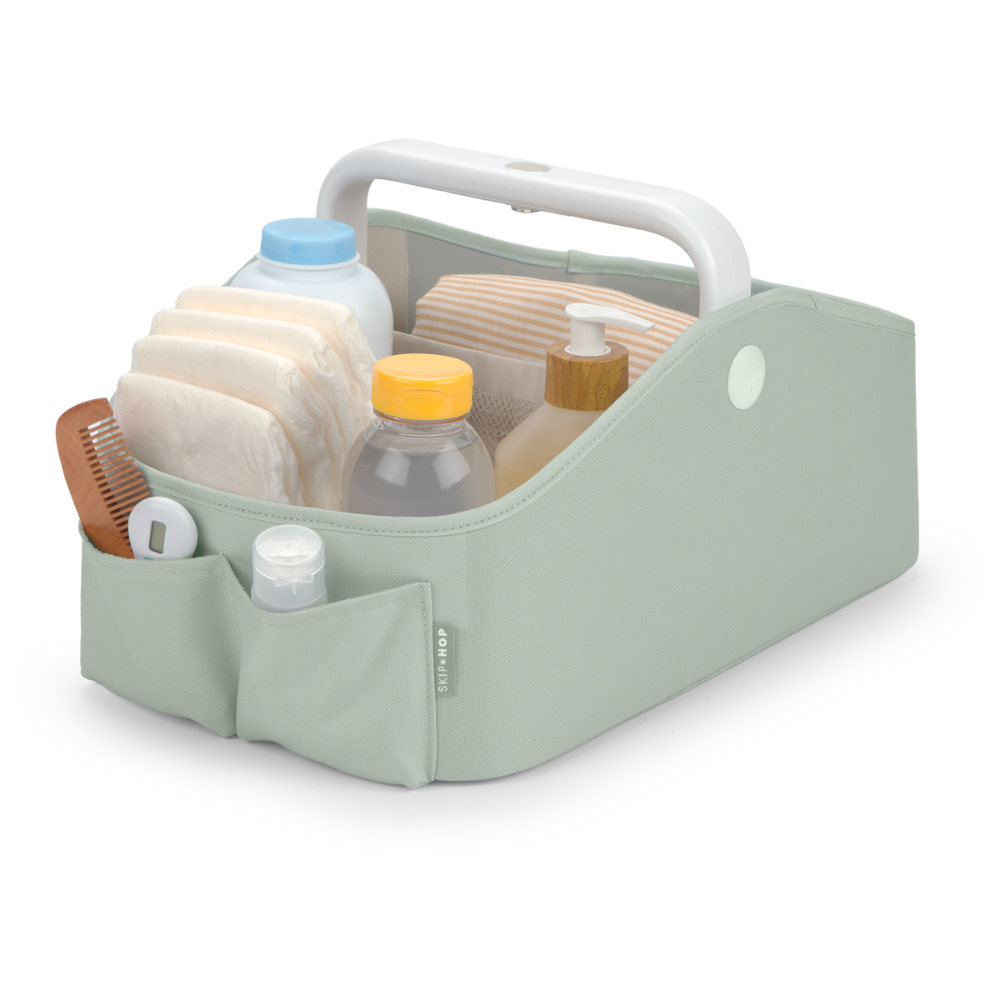 Light Up Nappy Caddy - Sage