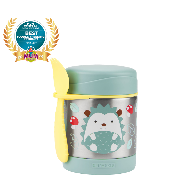 Zoo Insulated Food Jar - Harper Hedgehog
