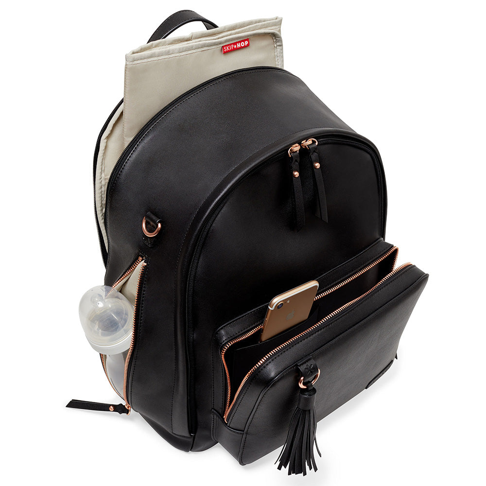 Skip Hop Greenwich Simply Chic Backpack - Black (3)