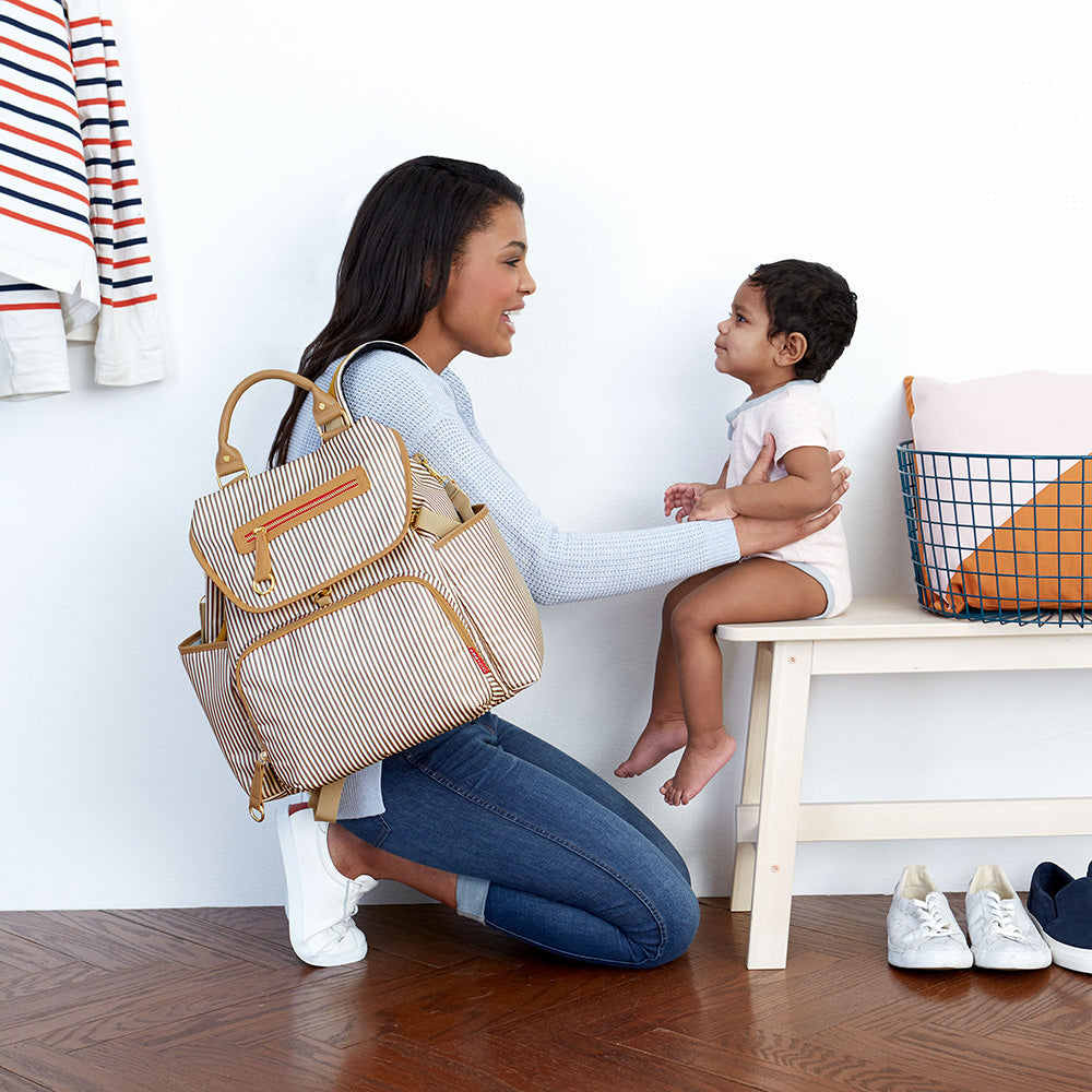 Skip Hop Grand Central Nappy Backpack - French Stripe (2)