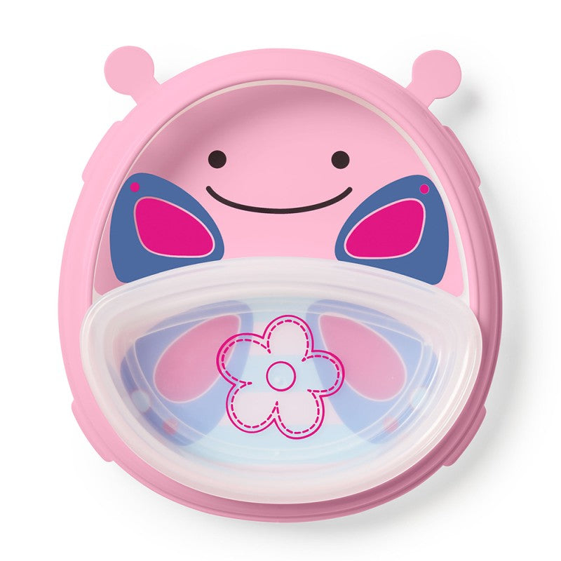 Zoo Smart Serve Plate & Bowl - Butterfly