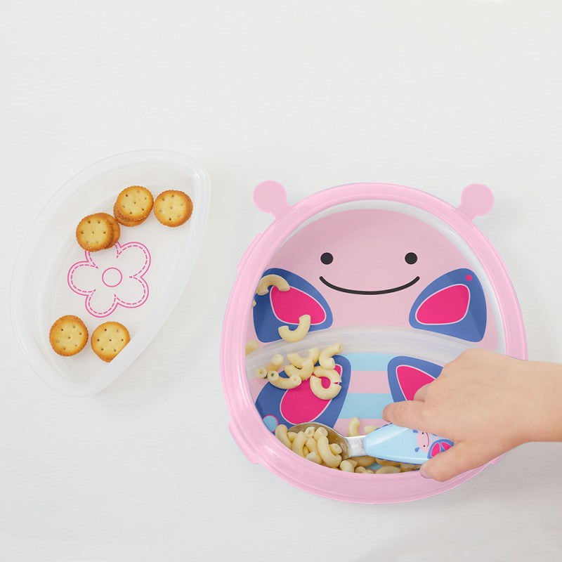 Zoo Smart Serve Plate & Bowl - Butterfly