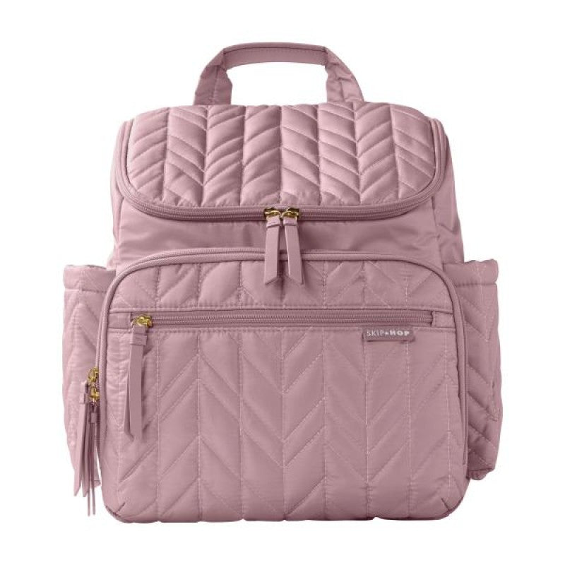Mauve Forma Nappy Bag Backpack