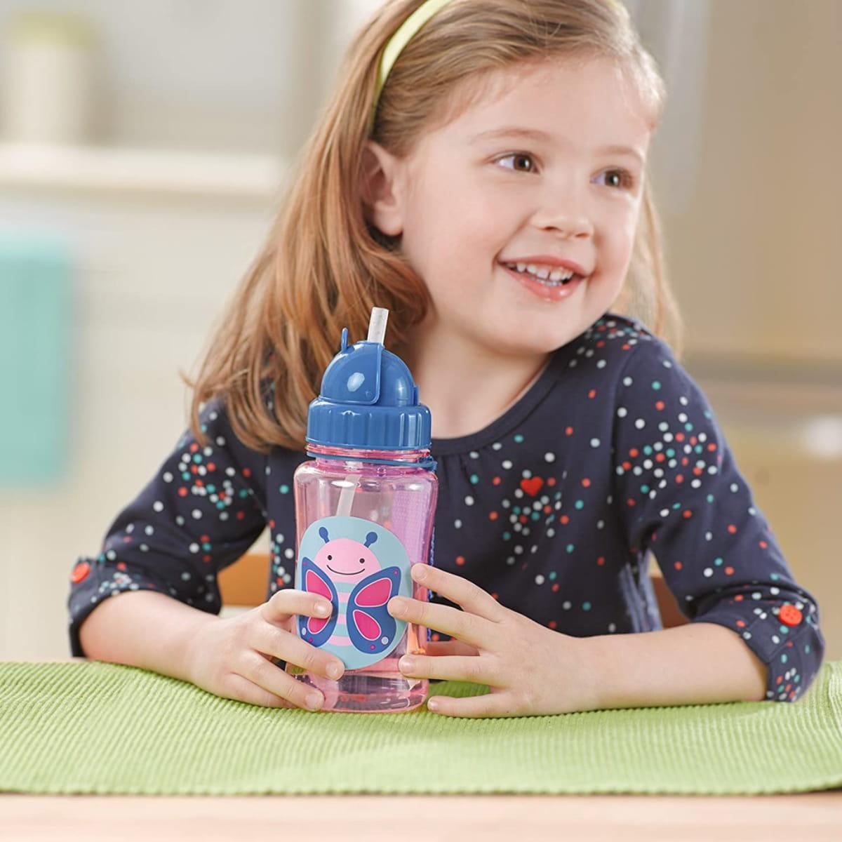Zoo PP Straw Bottle - Butterfly