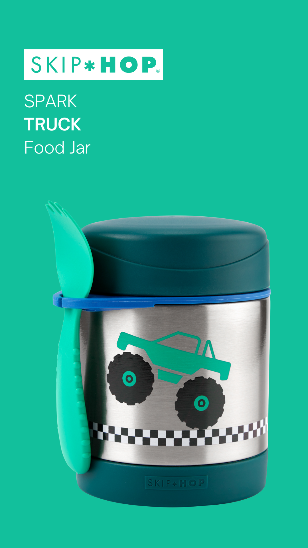 Truck Spark Style Insulated Food Jar