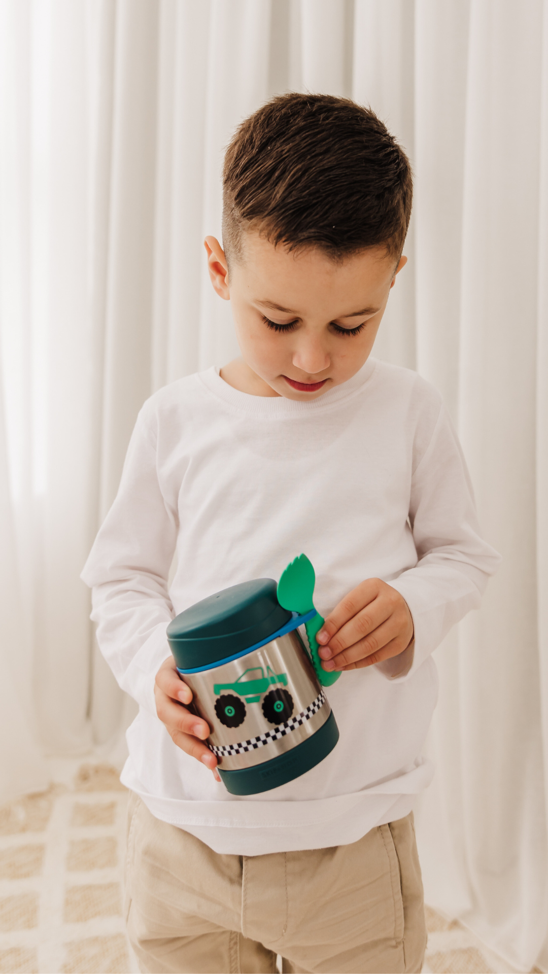 Truck Spark Style Insulated Food Jar