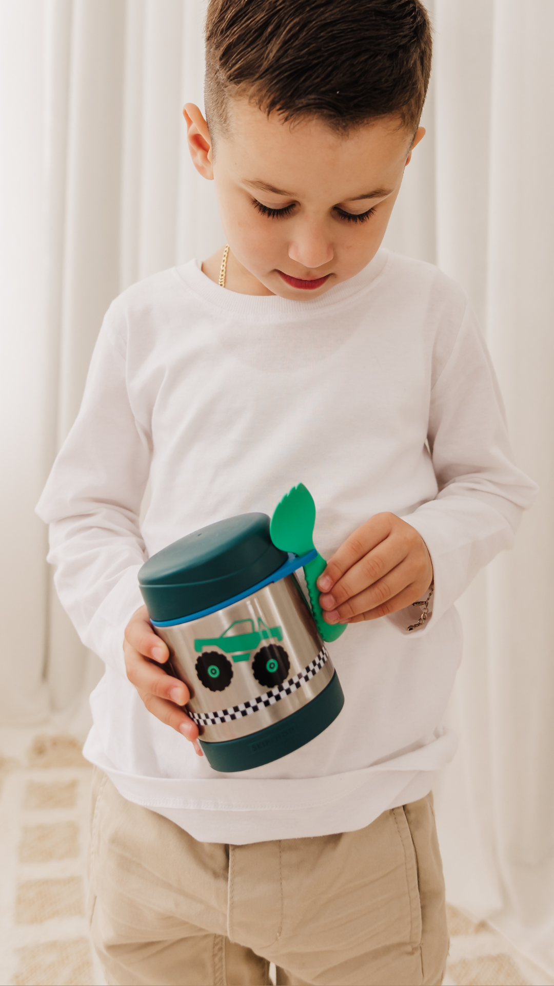 Truck Spark Style Insulated Food Jar