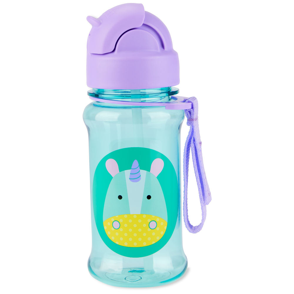 Zoo Tritan Renew Straw Bottle - Unicorn