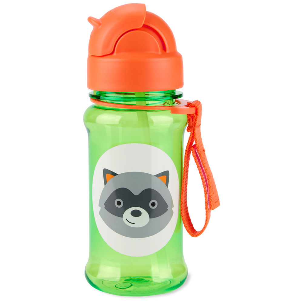 Zoo Tritan Renew Straw Bottle - Rudy Raccoon