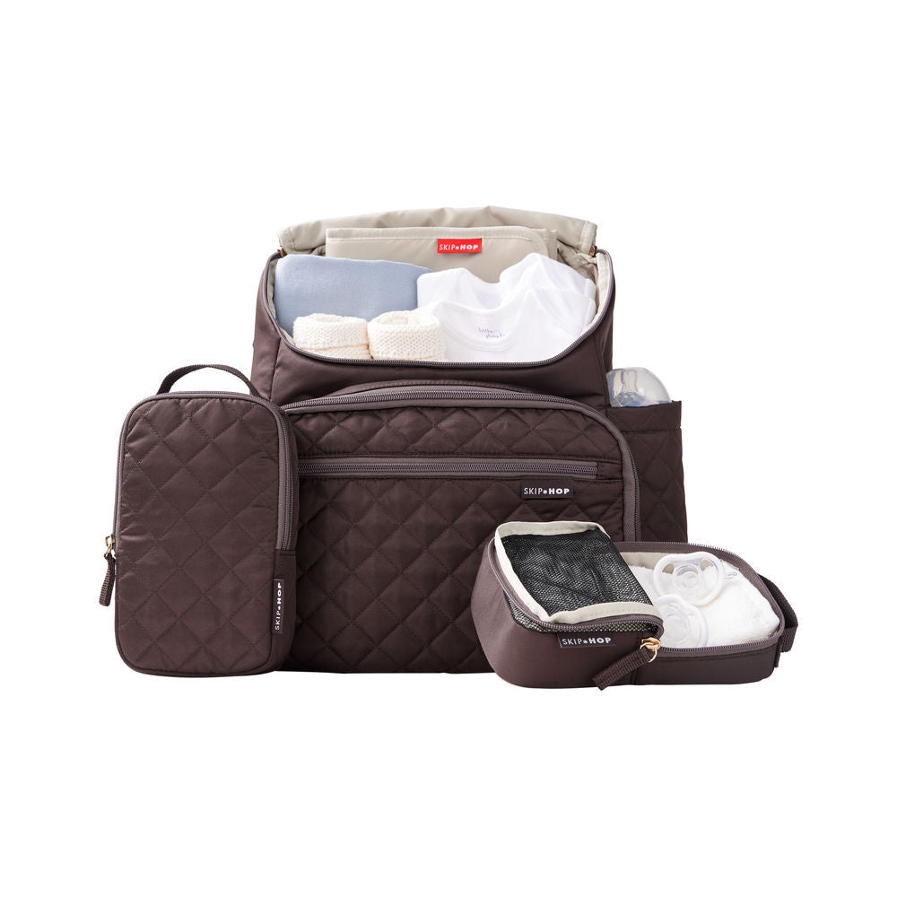 Chocolate Forma Nappy Bag Backpack