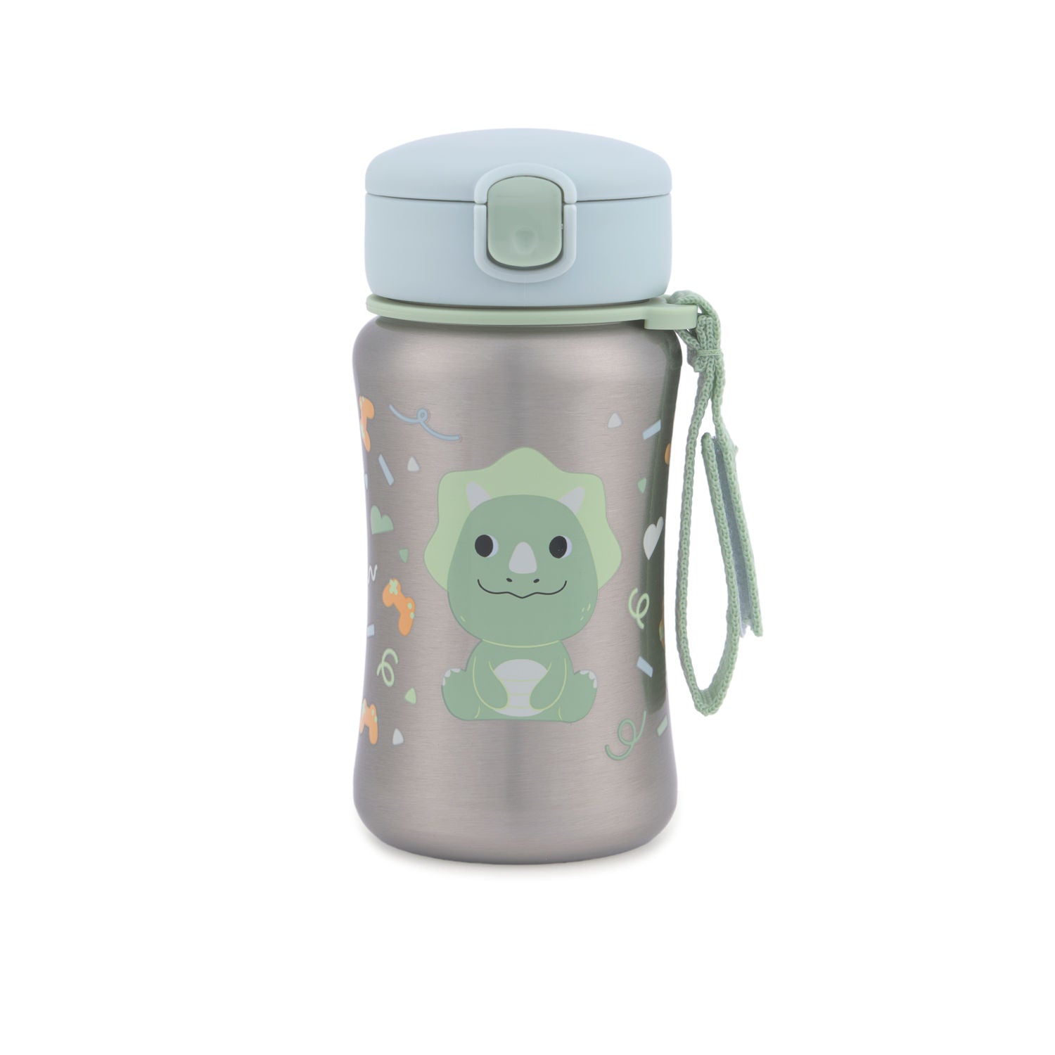 Dino Besties Squad Stainless Steel Straw Bottle
