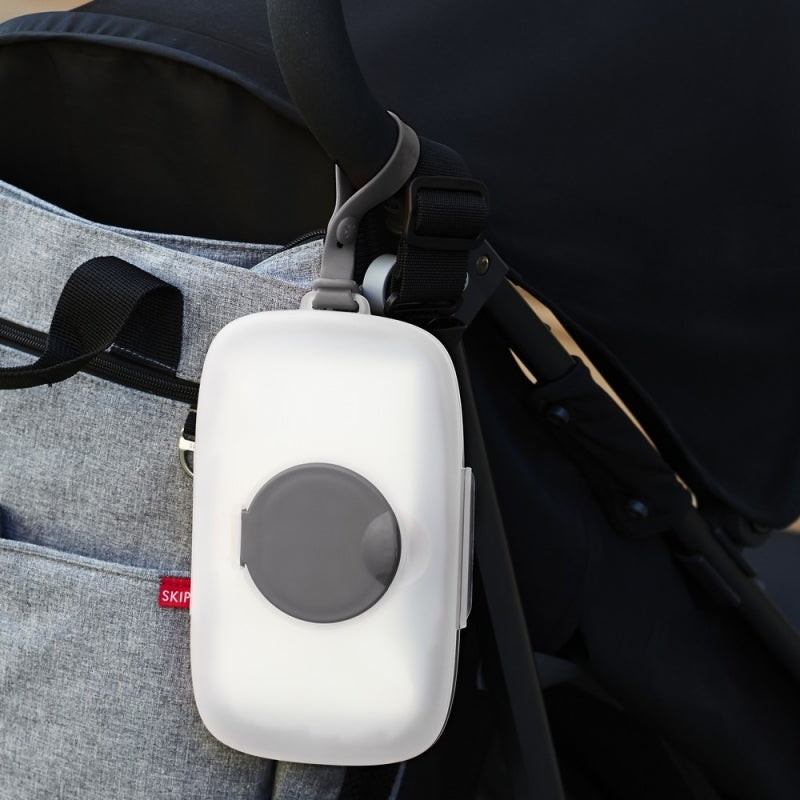 Grey Grab & Go Perfect Seal Wipes Case