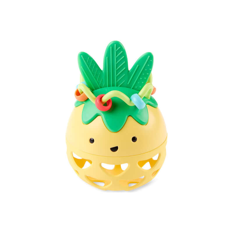 Skip Hop Farmstand Roll-Around Pineapple Rattle Baby Toy
