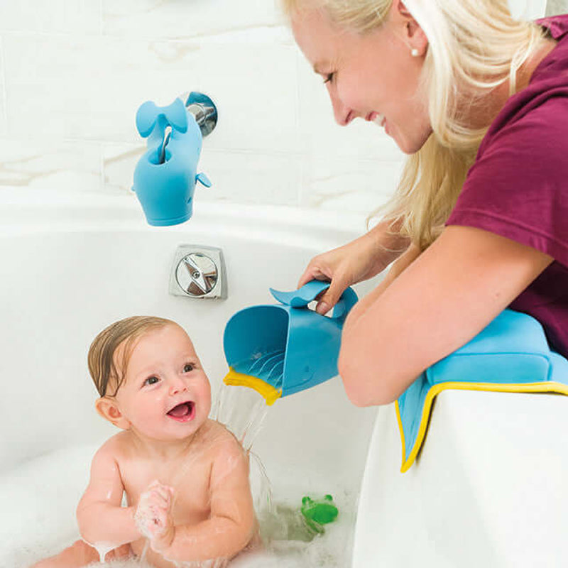 Blue Moby Waterfall Bath Rinser