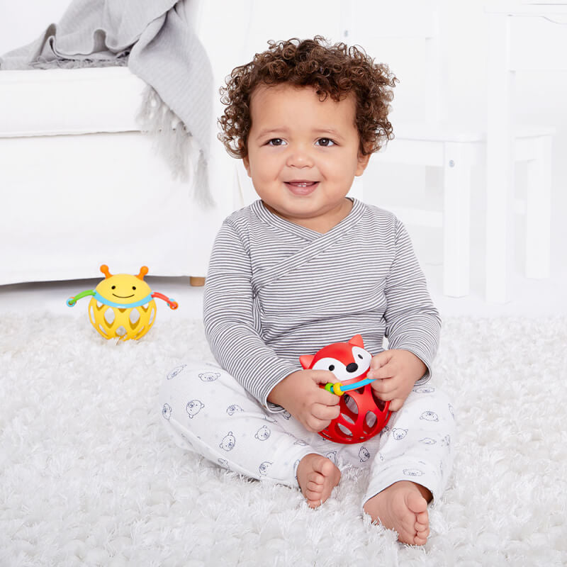 Explore & More Fox Roll Around Rattle