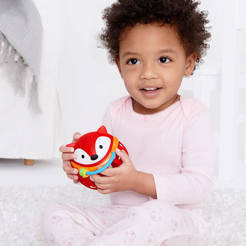 Explore & More Fox Roll Around Rattle