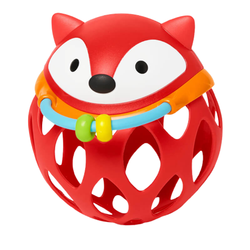 Explore & More Fox Roll Around Rattle