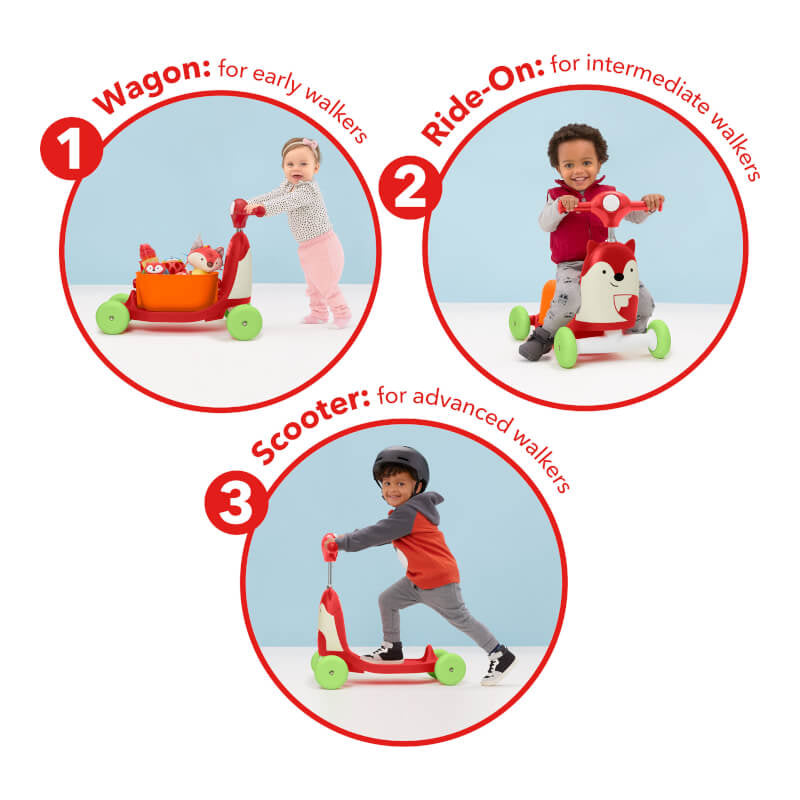 Ferguson Fox 3 in 1 Ride On Scooter