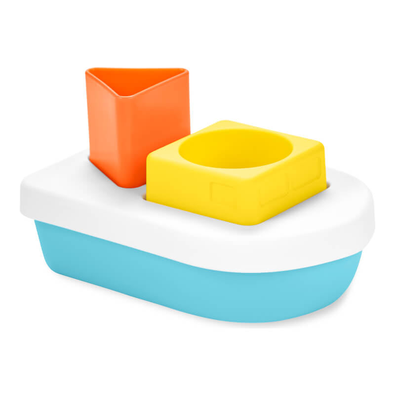 Zoo Sort & Stack Boat Bath Toy