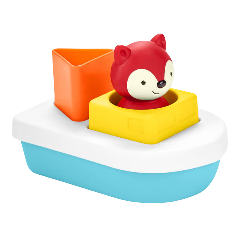 Zoo Sort & Stack Boat Bath Toy