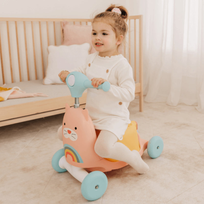 Catie Cat 3 in 1 Ride On Scooter