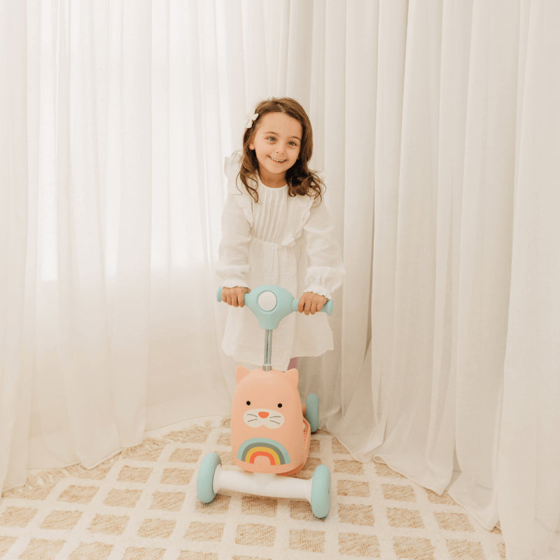 Catie Cat 3 in 1 Ride On Scooter