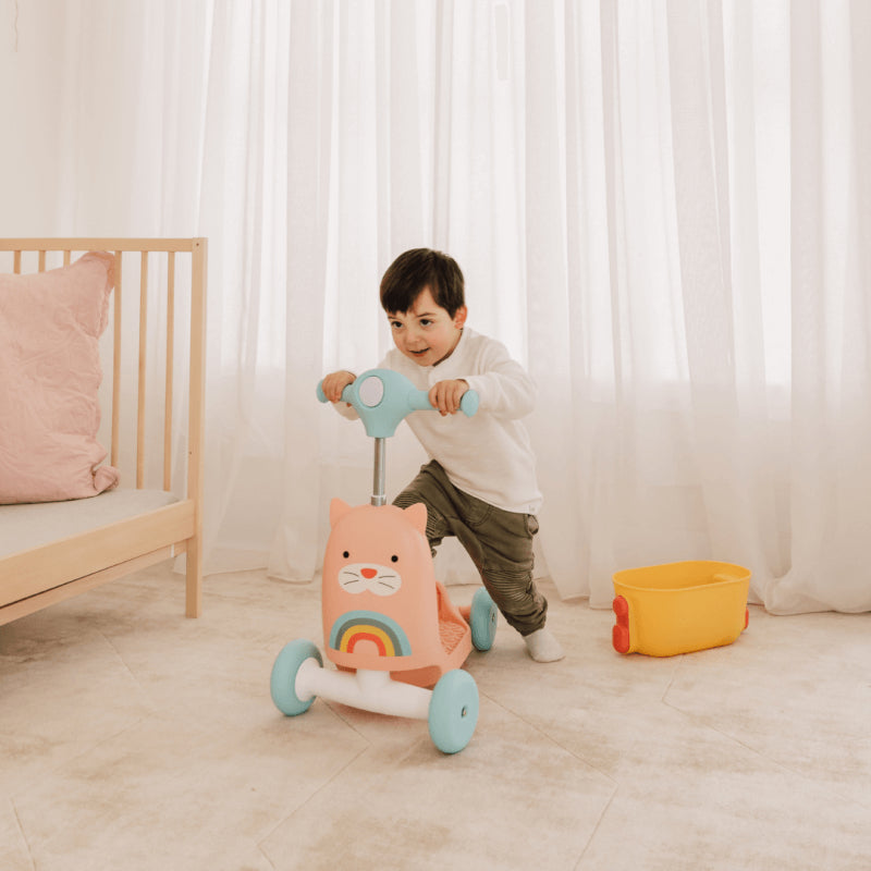 Catie Cat 3 in 1 Ride On Scooter