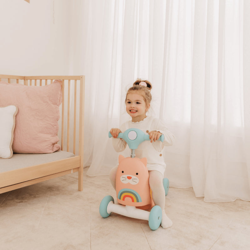 Catie Cat 3 in 1 Ride On Scooter