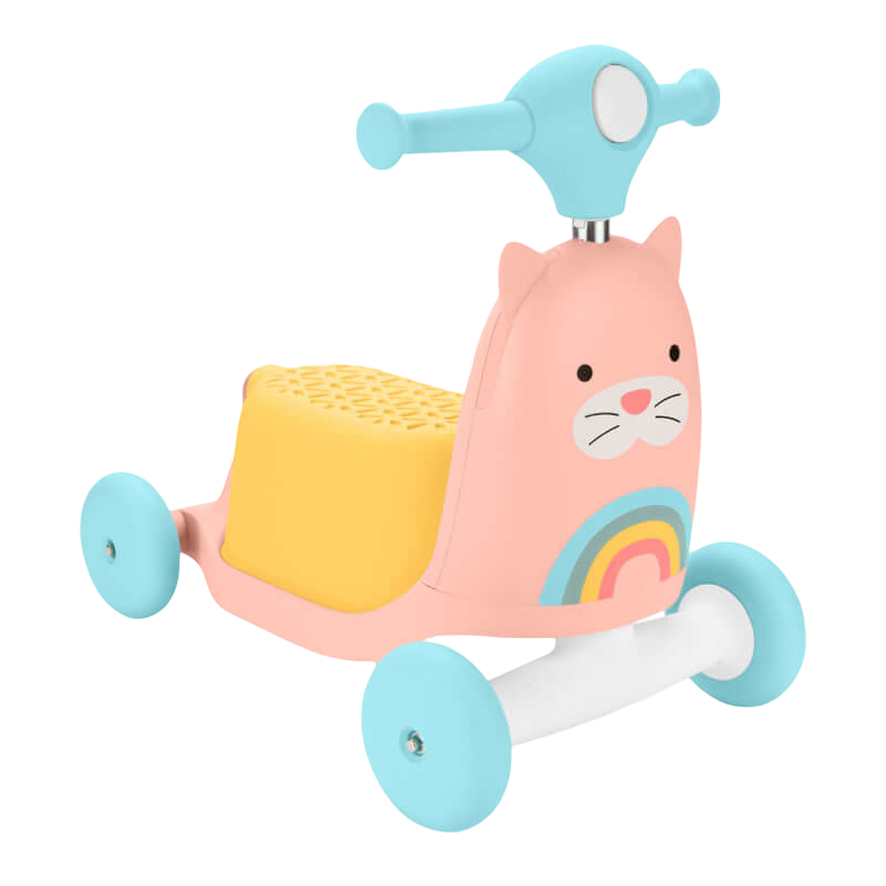 Catie Cat 3 in 1 Ride On Scooter