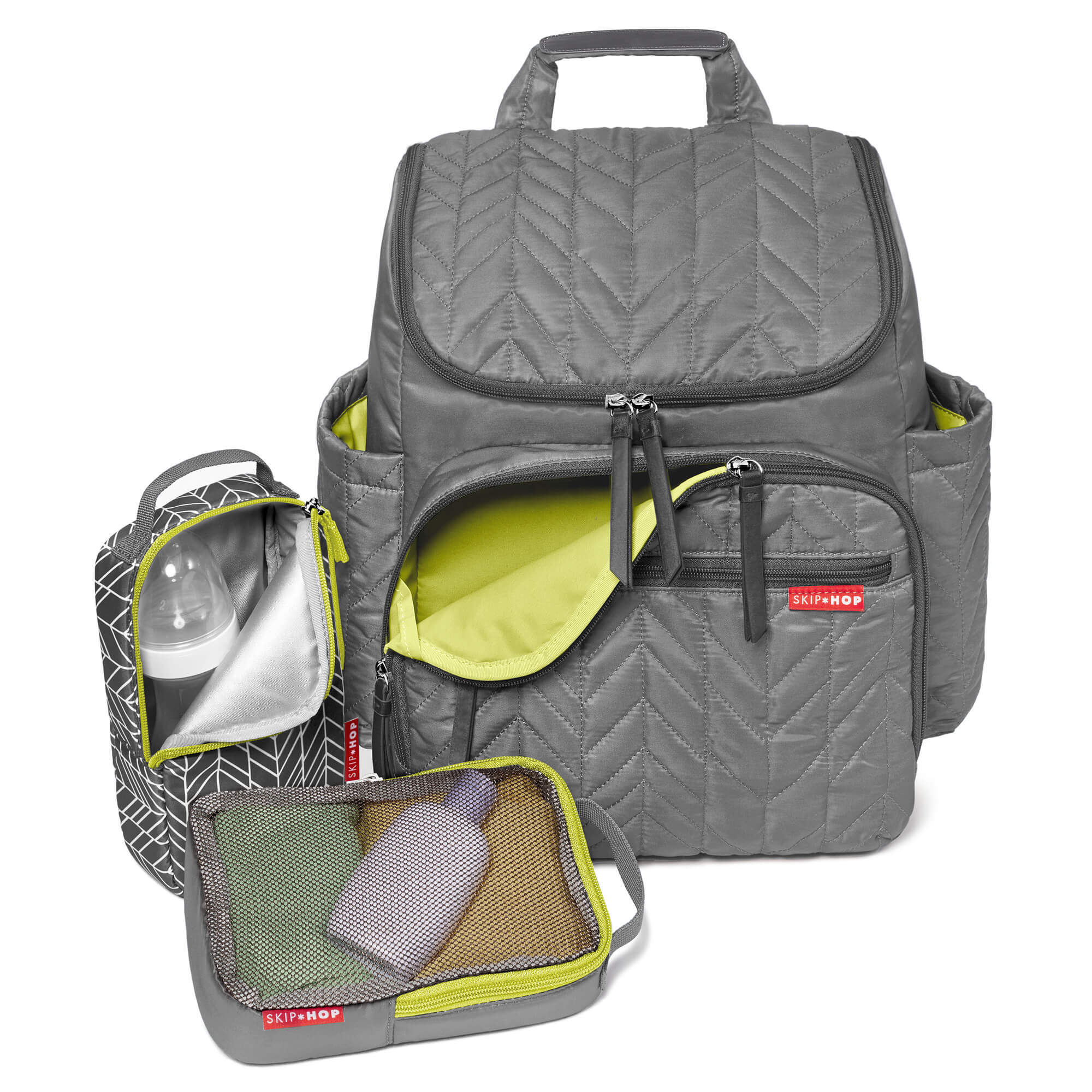 Grey Forma Nappy Bag Backpack