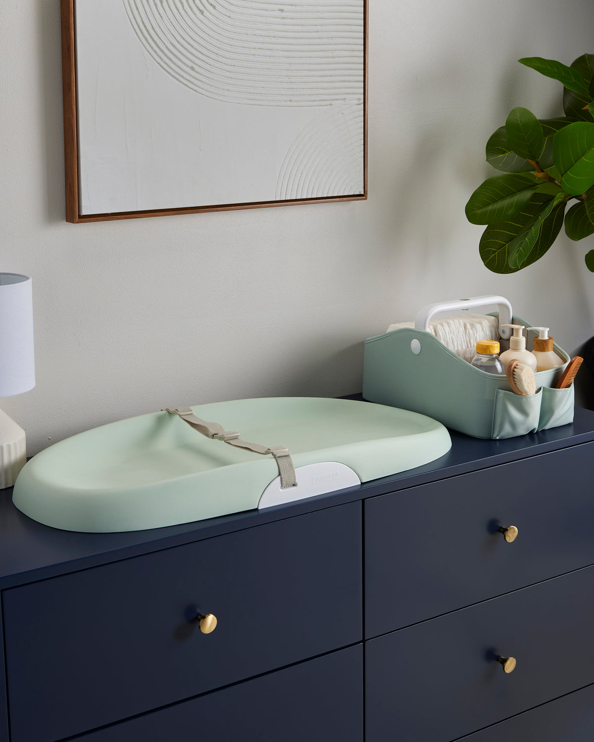 Light Up Nappy Caddy - Sage