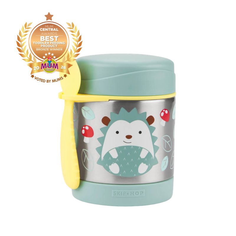 Zoo Insulated Food Jar - Harper Hedgehog