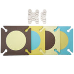 Blue/Gold Playspot Play Mat Foam Floor Tiles