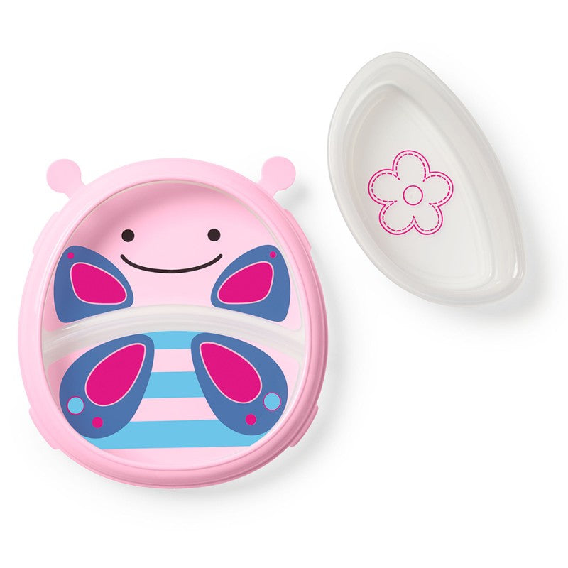 Zoo Smart Serve Plate & Bowl - Butterfly