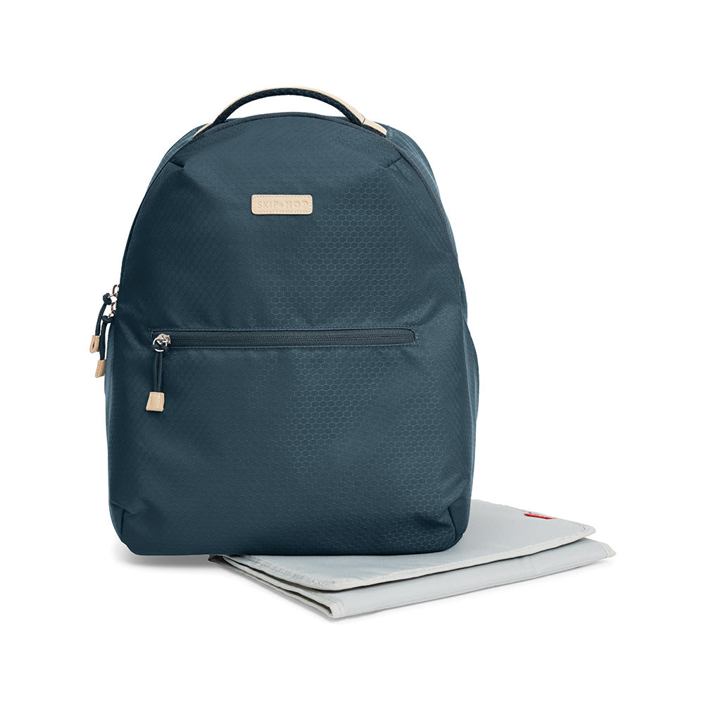 Go Envi Eco Friendly Nappy Backpack - Blue Grey Hex