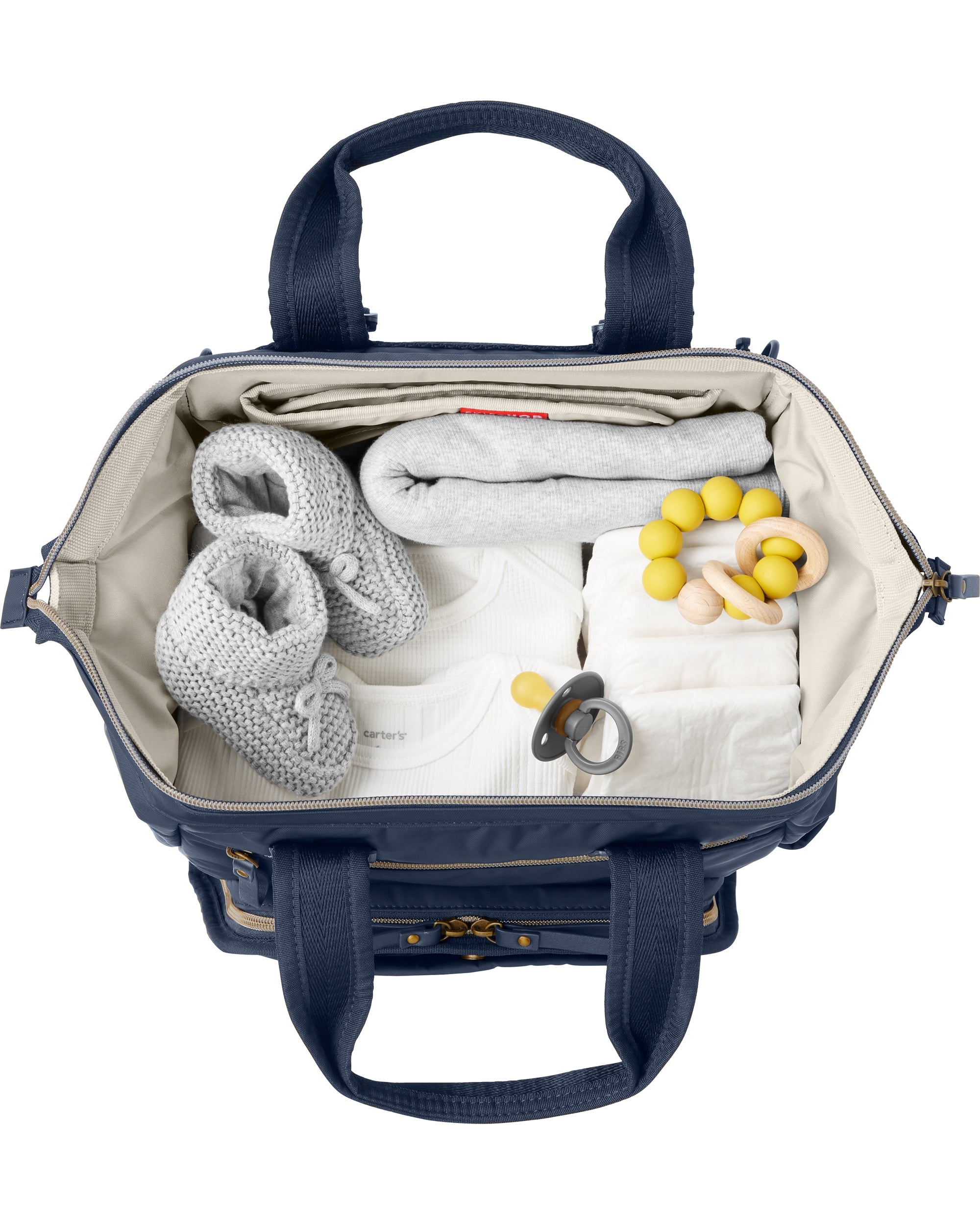 MainFrame Wide Open Nappy Backpack - Navy