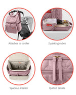 Forma Nappy Bag Backpack - Mauve