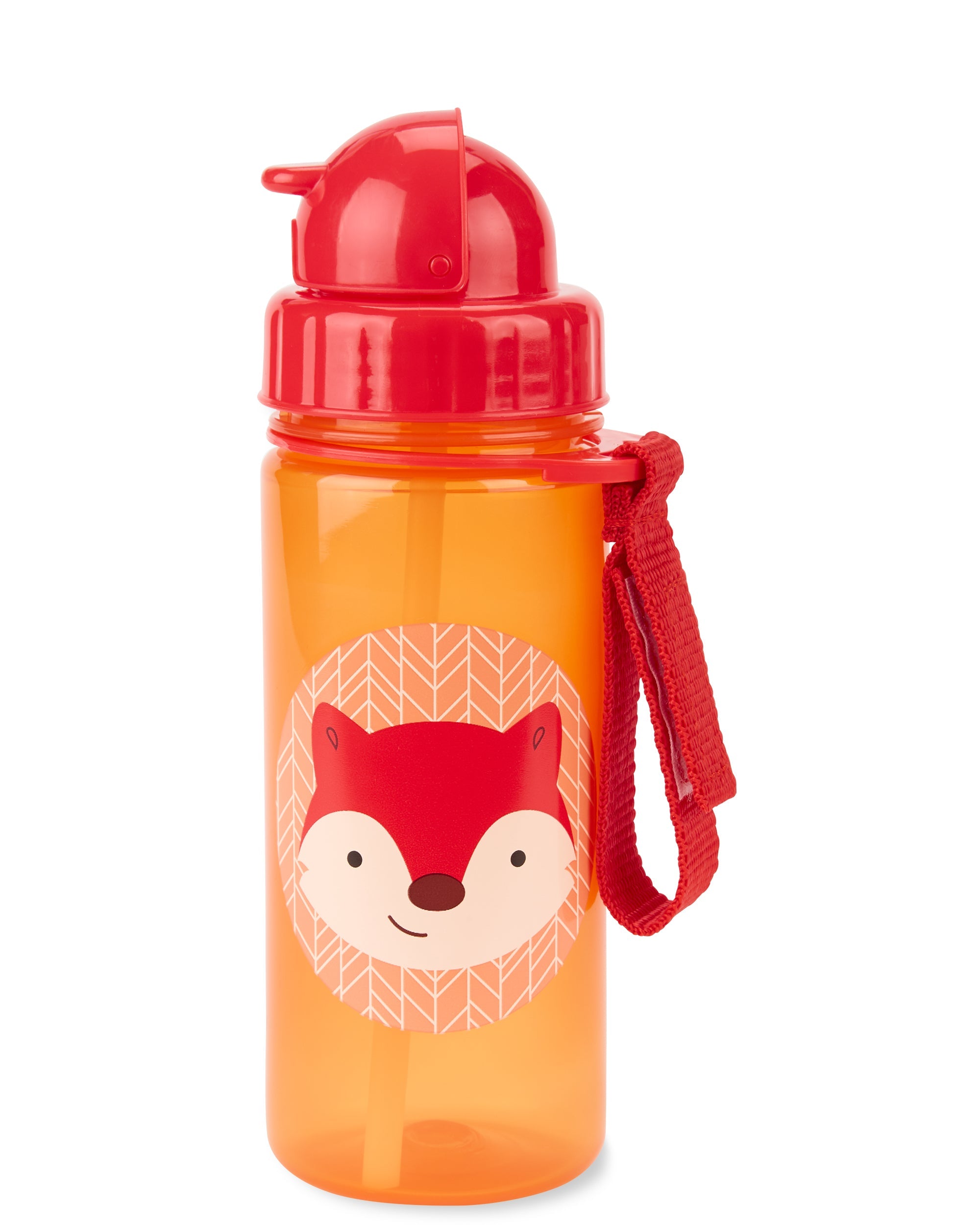 Zoo PP Straw Bottle - Fox