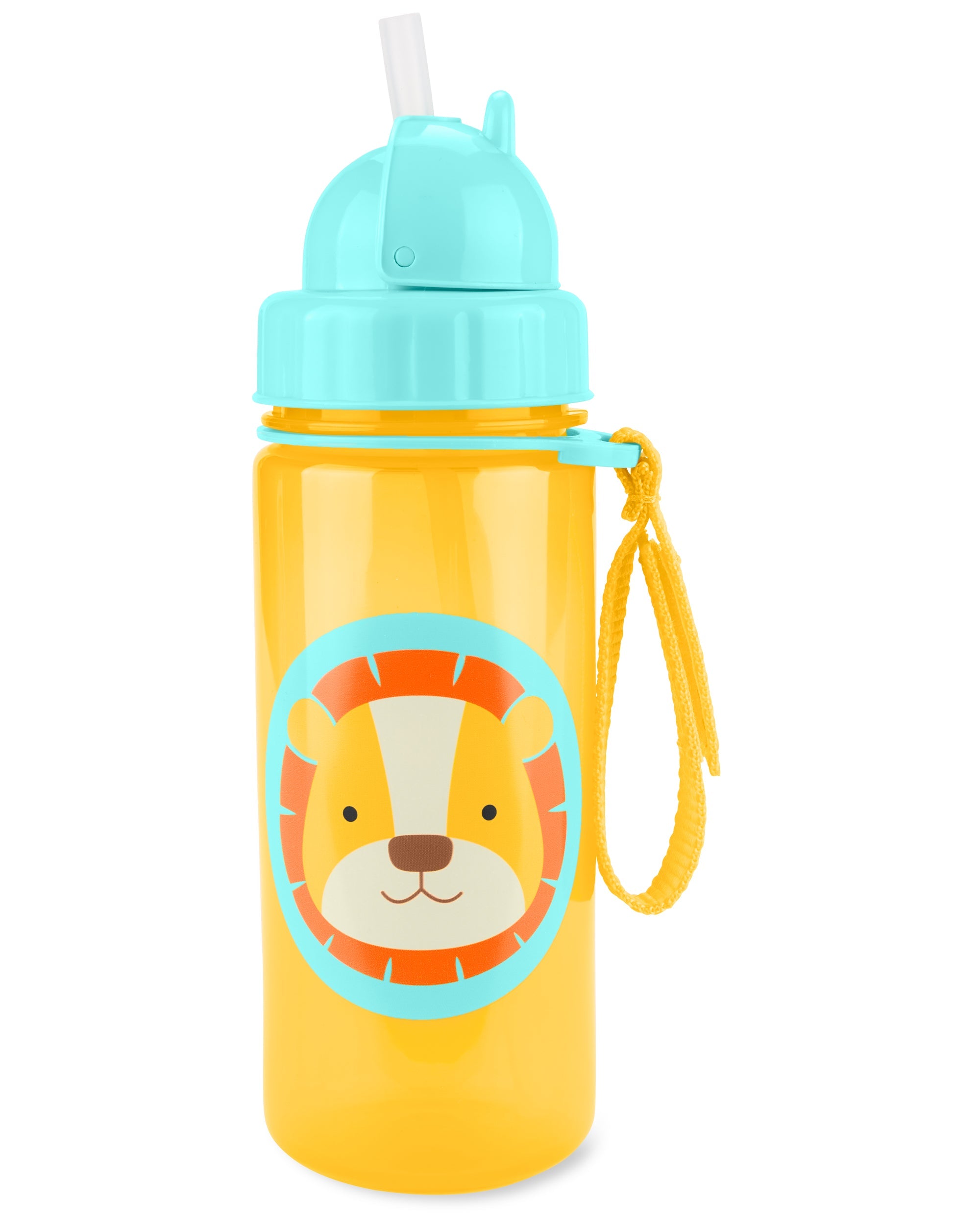 Zoo PP Straw Bottle - Lion