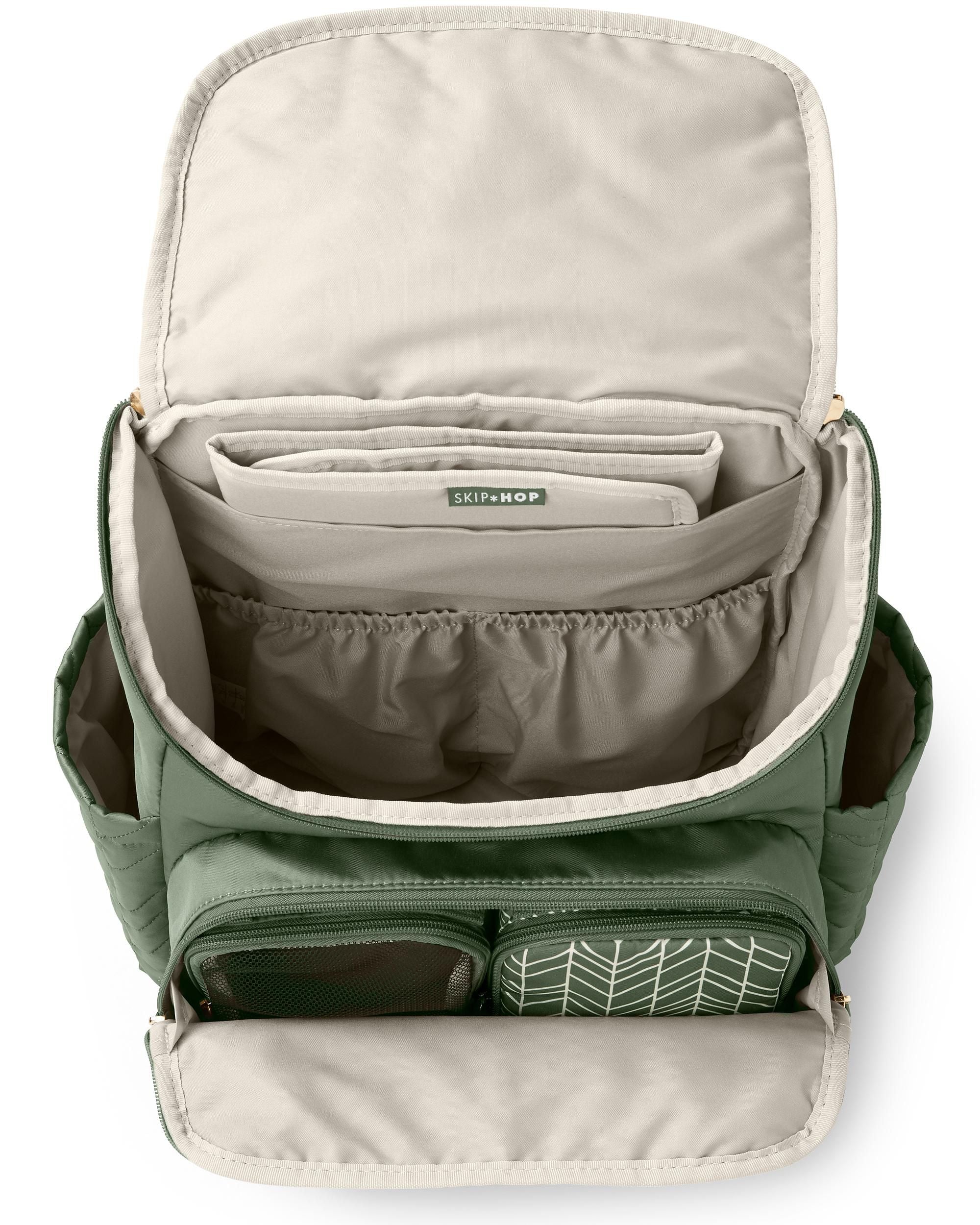 Dark Sage Forma Nappy Bag Backpack