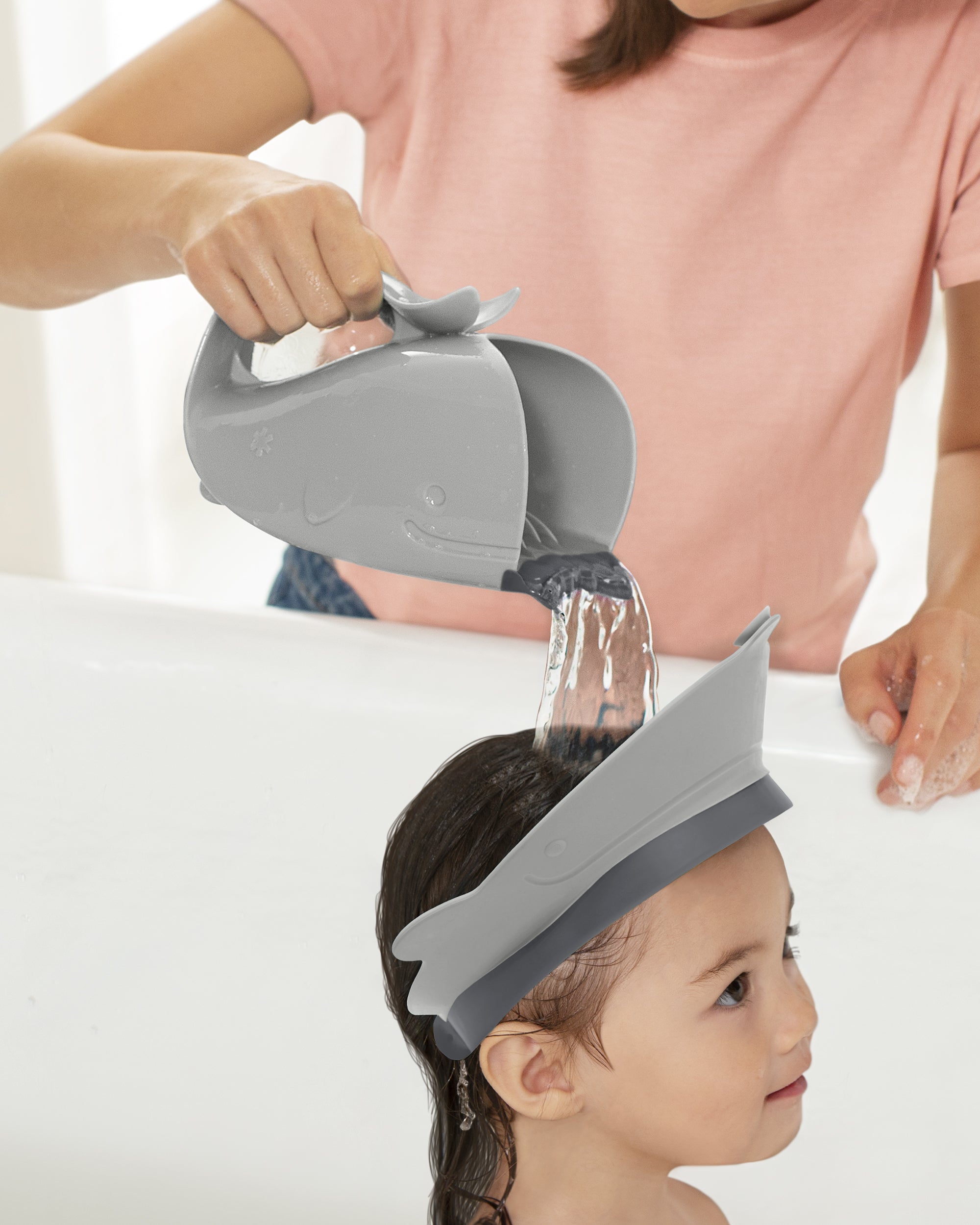 Grey Moby Bath Visor