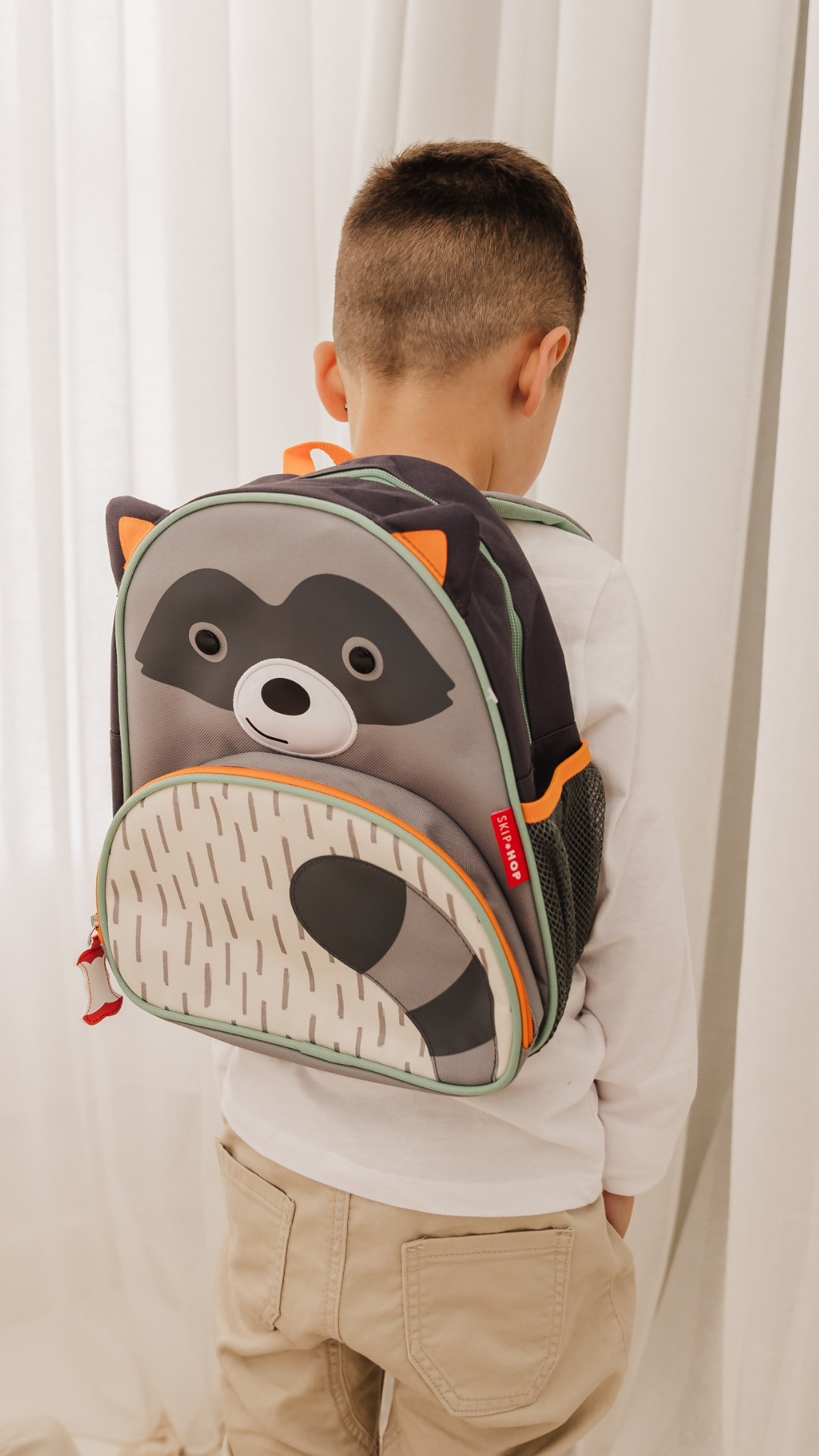 Skip Hop Zoo Little Kid Backpack - Raccoon