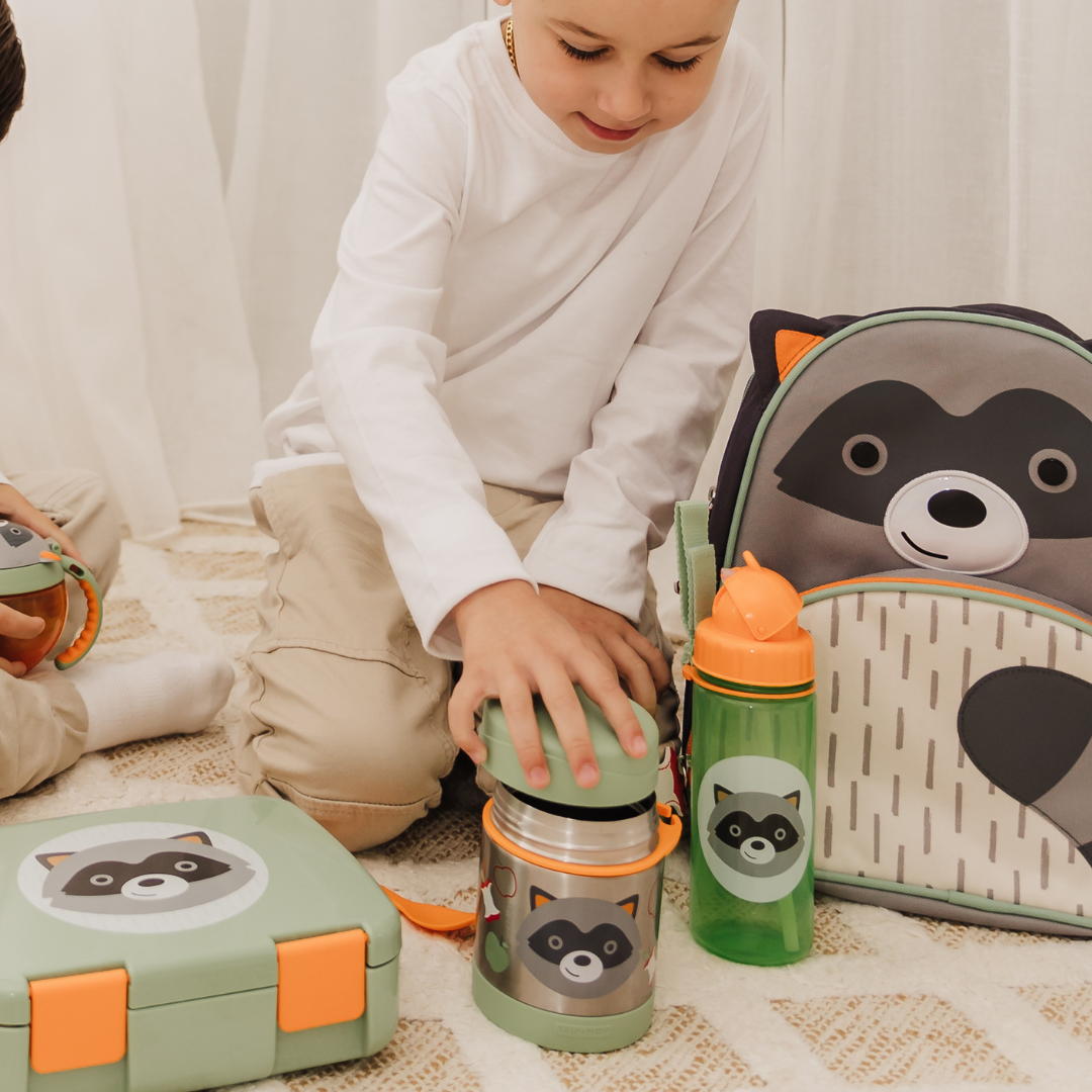 Zoo Insulated Food Jar - Rudy Raccoon