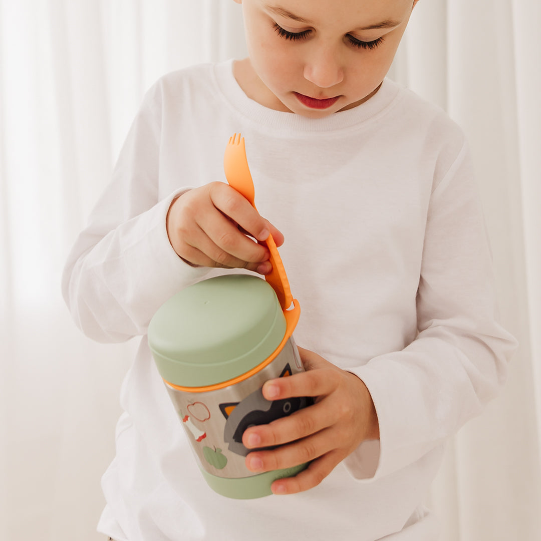 Skip Hop Zoo Insulated Food Jar - Raccoon