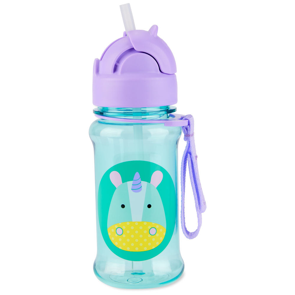 Skip Hop Zoo Tritan Renew Straw Bottle - Unicorn