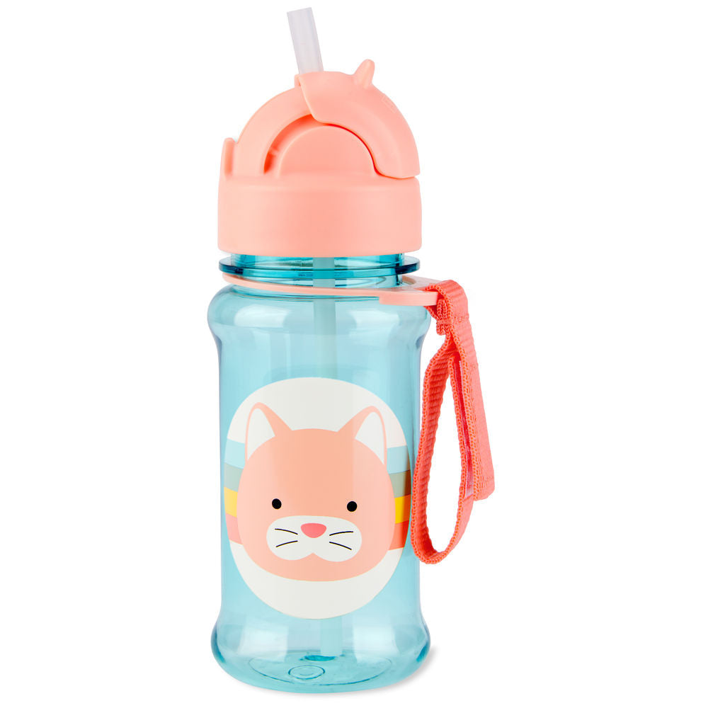 Zoo Tritan Renew Straw Bottle - Catie Cat