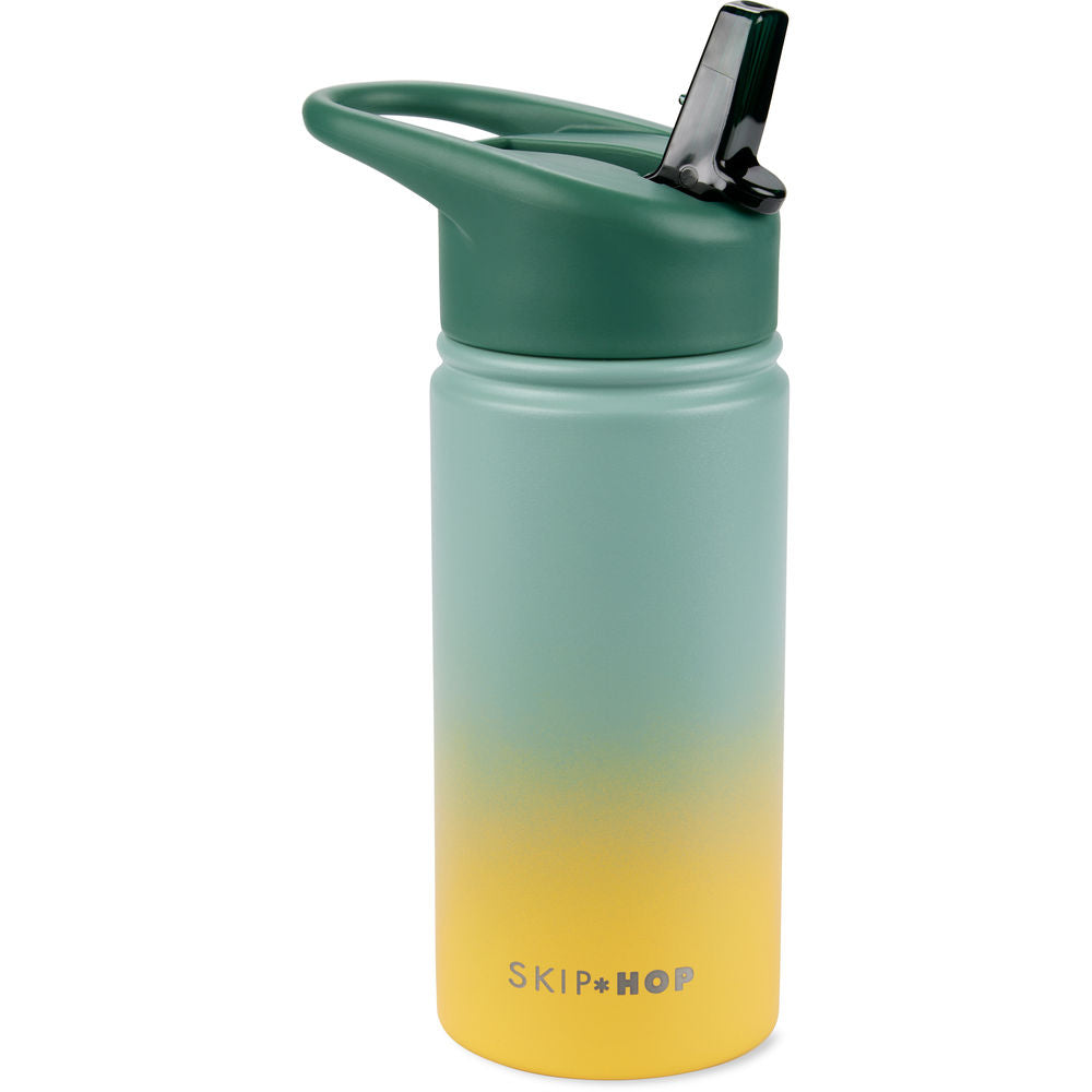 Skip Hop Wander Stainless Steel Water Bottle - Ombre Green