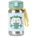 Zoo Stainless Steel Straw Bottle - Harper Hedgehog