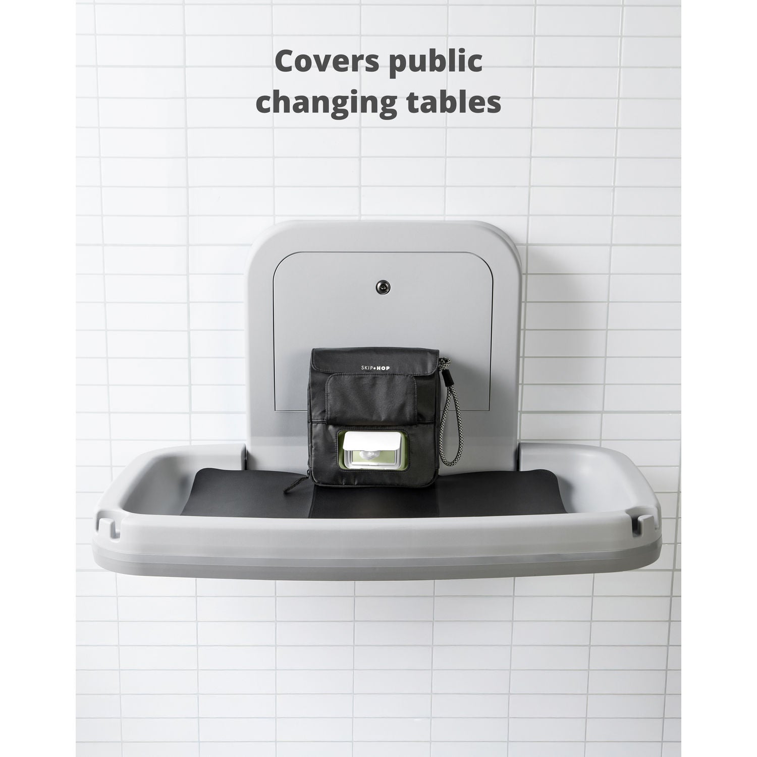 Black Clean Slate Changing Station