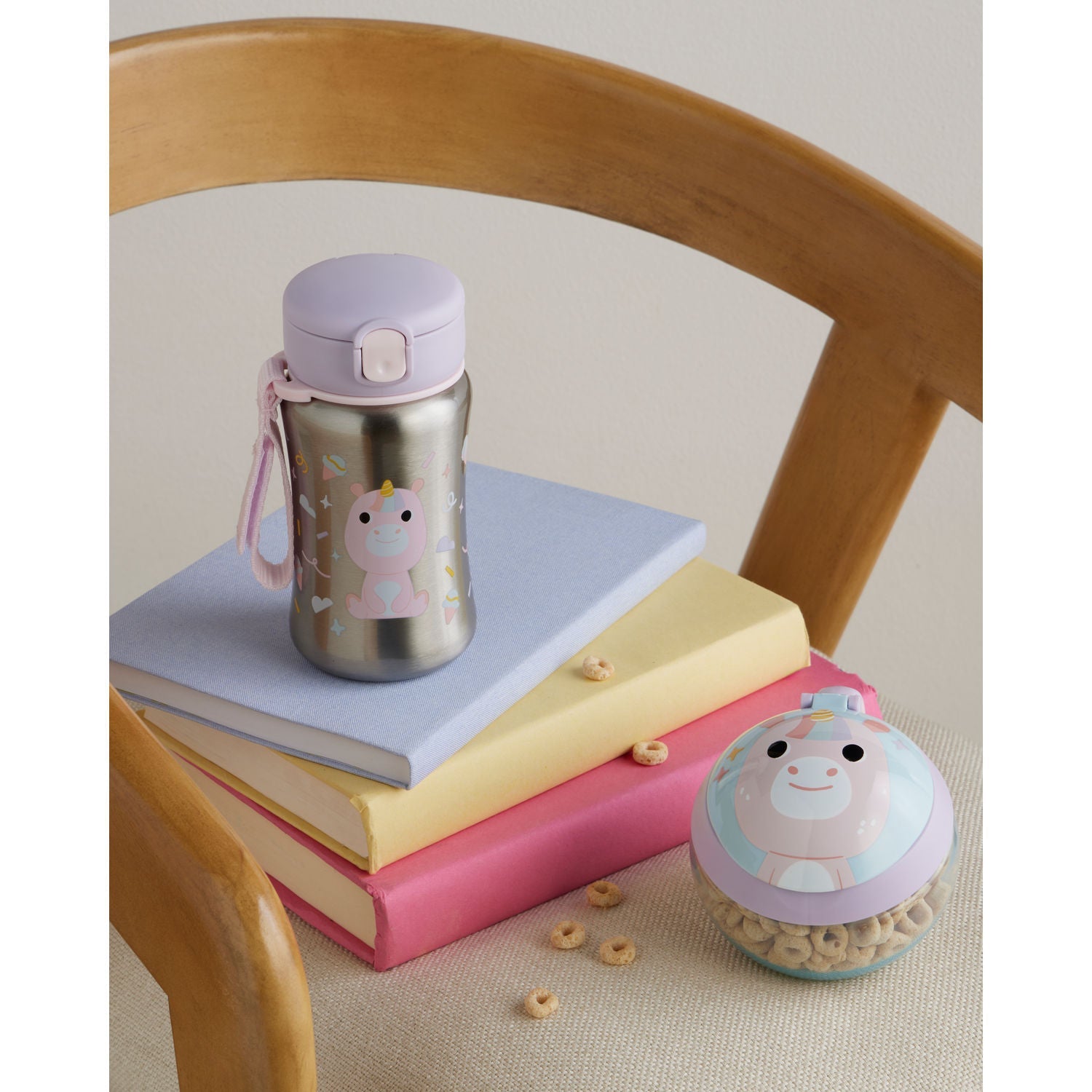 Unicorn Besties Squad Stainless Steel Straw Bottle